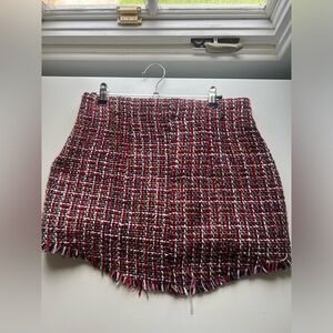 Oliviaeous Tweed Mini Skirt